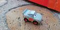Primer Lightning McQueen outside of the Box (he was put back immediately after the photo).